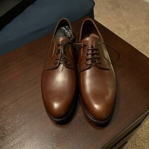 NWT TLB Mallorca Derby shoe Brown Country Calf 8.5UK
